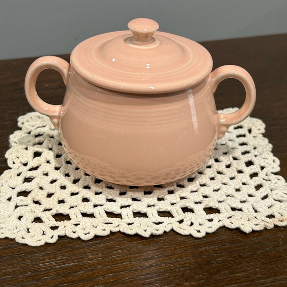 FIestaware - Fiesta Apricot Creamer and Sugar Bowl Set with Tray - Picture 9 of 13